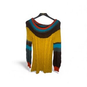 Colorful Striped Women's Sweater